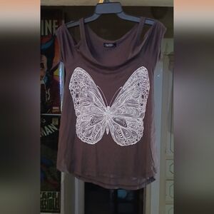 Lauren Moshi Graphic Tee Women Small